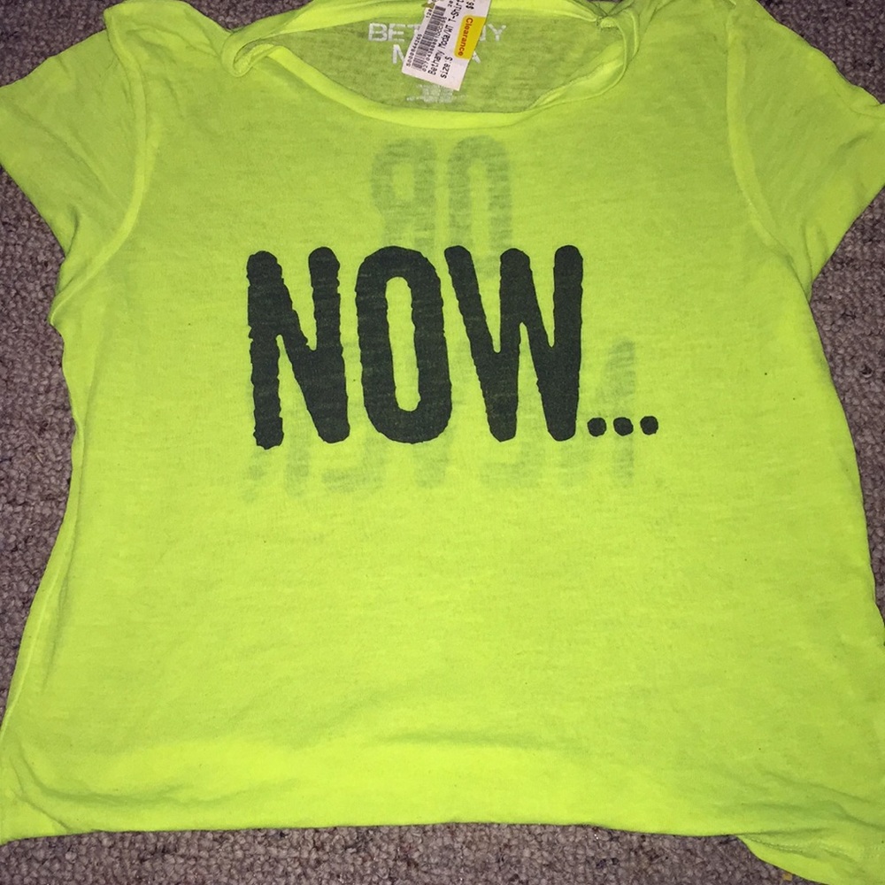 Now or never tee